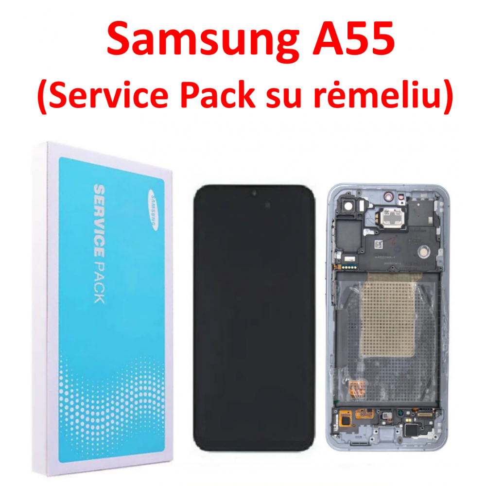 Samsung A55 ekranas Originalus (Service Pack)