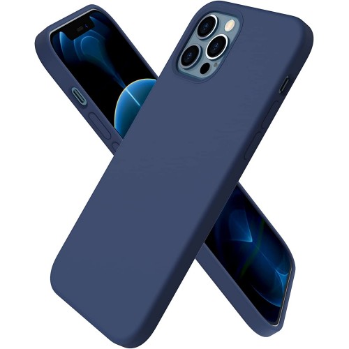 Dėklas iPhone 16 Pro "Liquid Silicone" (juodas)