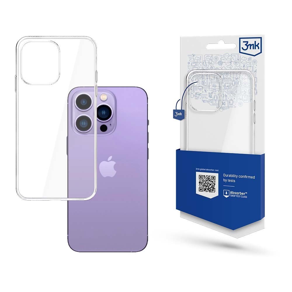 Dėklas iPhone 16 Plus "3MK Clear Case" (skaidrus)