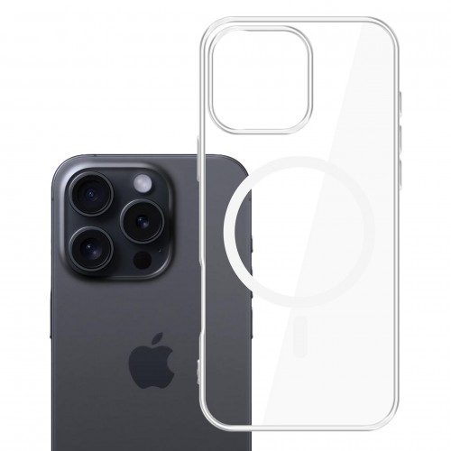 Dėklas iPhone 16 Pro "3MK Clear MagCase" (skaidrus)