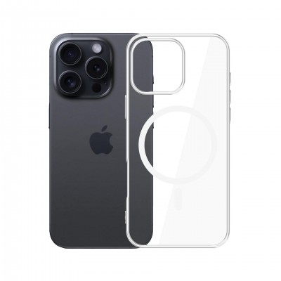 Dėklas iPhone 16 Pro "3MK Clear MagCase" (skaidrus)