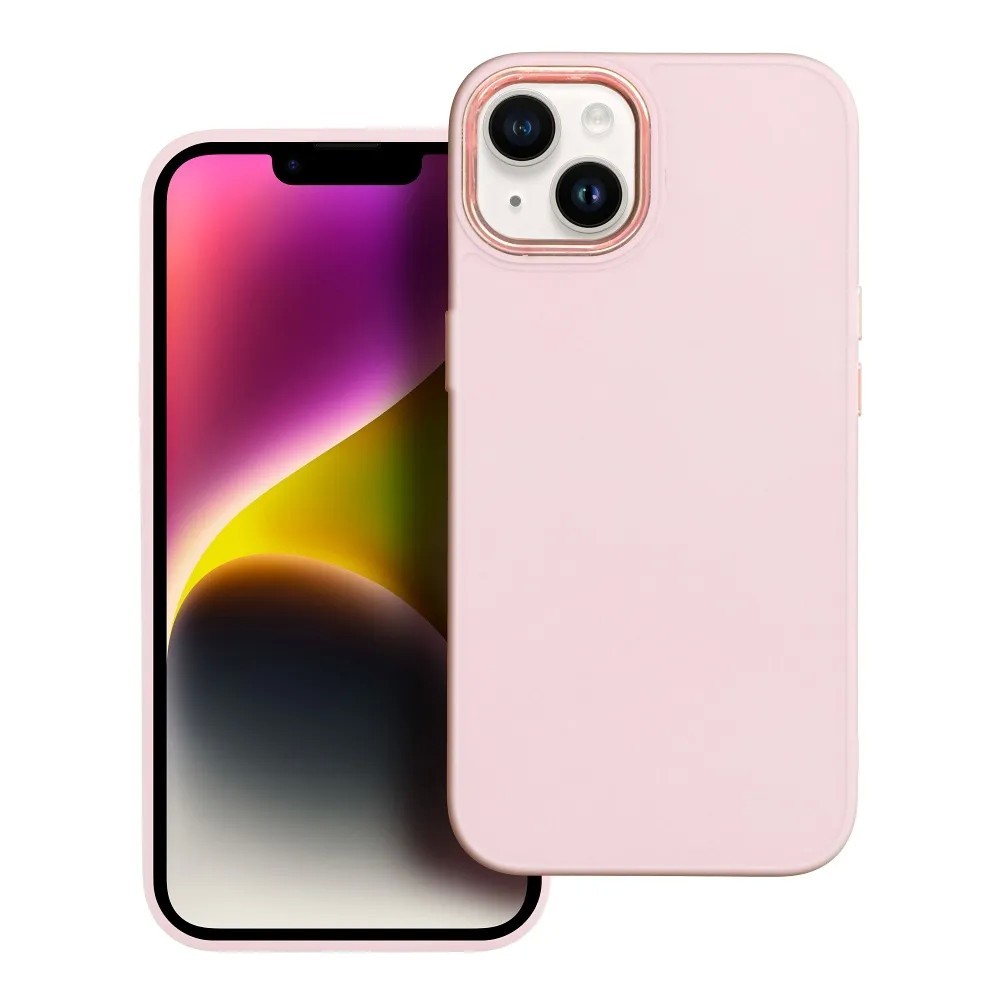 Dėklas iPhone 16 Pro "FRAME" (šviesiai rožinis)