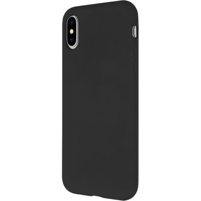 Dėklas iPhone 12 Mini "Mercury Silicone" (juodas)