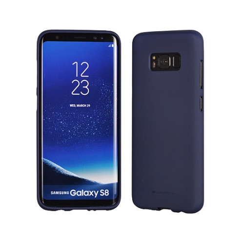 Dėklas Samsung A42 5G "Mercury Soft Jelly" (mėlynas)