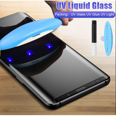 Samsung S8 Apsauginis stiklas 5D UV GLUE