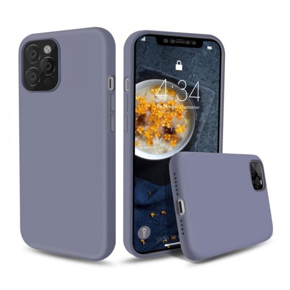 Dėklas iPhone 13 Pro "Mercury Silicone" (levandinis)