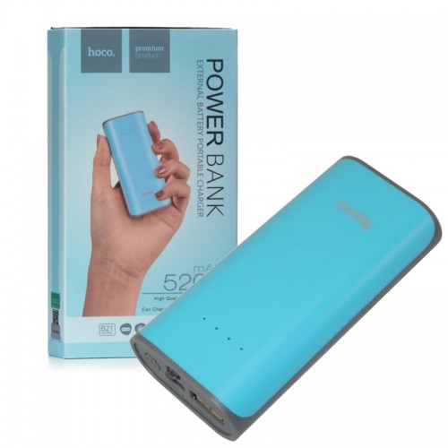 HOCO B21 išorinė baterija (power bank) 5200 mAh