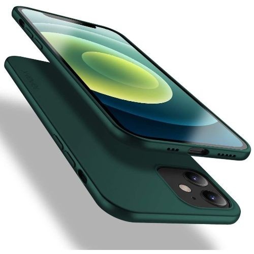 iPhone 14 pro dėklas X-Level Guardian tamsiai žalias